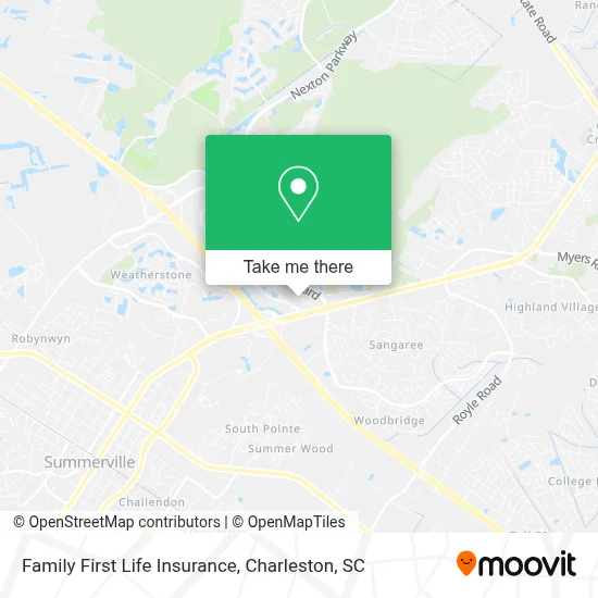 Family First Life Insurance map