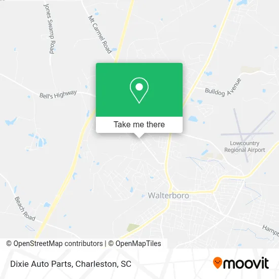 Dixie Auto Parts map