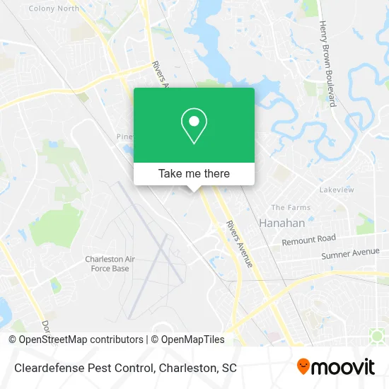 Cleardefense Pest Control map