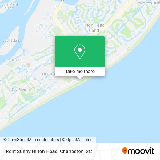 Rent Sunny Hilton Head map