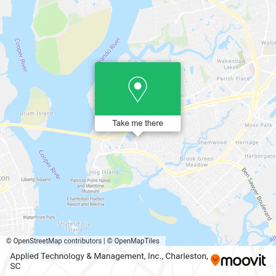 Applied Technology & Management, Inc. map