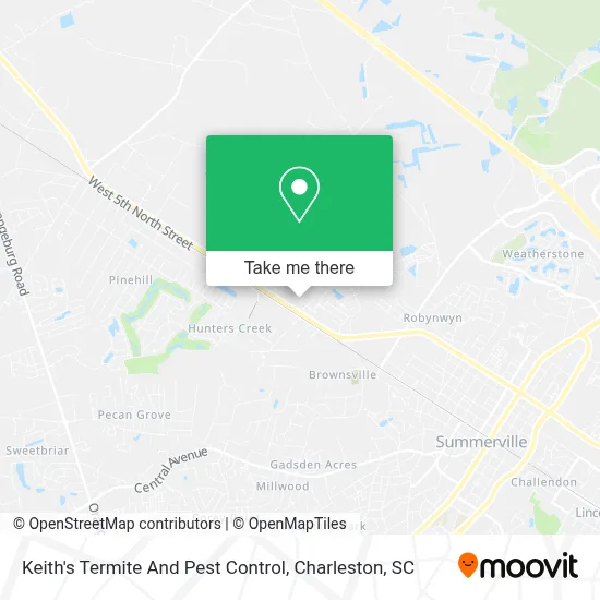 Keith's Termite And Pest Control map