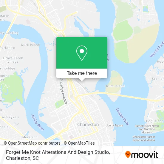 Forget Me Knot Alterations And Design Studio map