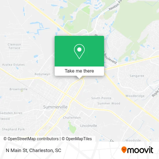 N Main St map