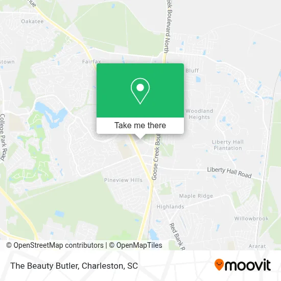 The Beauty Butler map