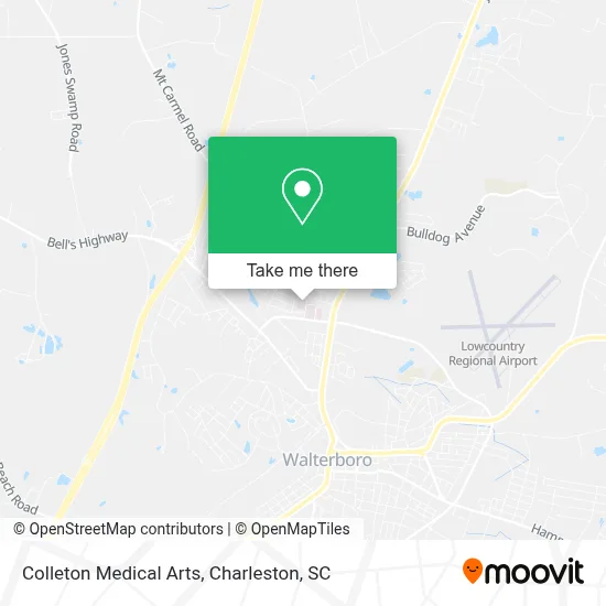 Colleton Medical Arts map