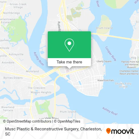 Musc Plastic & Reconstructive Surgery map