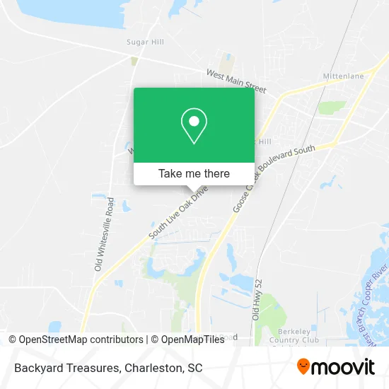 Backyard Treasures map