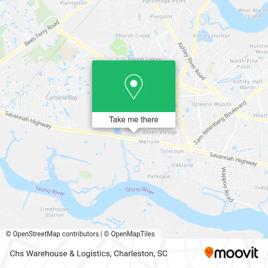 Chs Warehouse & Logistics map