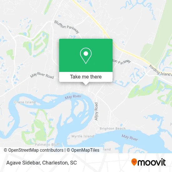 Agave Sidebar map