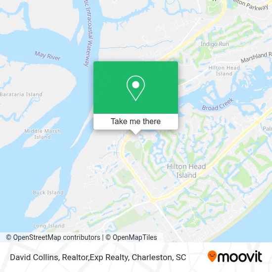 David Collins, Realtor,Exp Realty map
