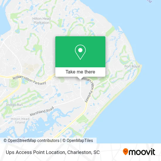 Ups Access Point Location map