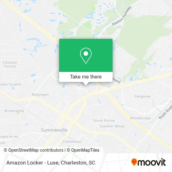 Amazon Locker - Luse map