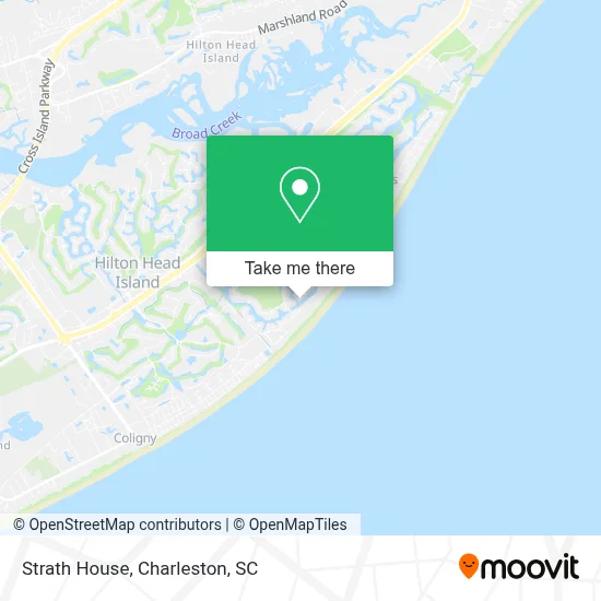 Strath House map