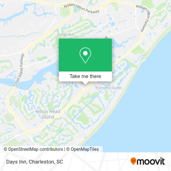 Days Inn map