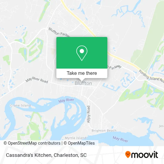 Cassandra's Kitchen map