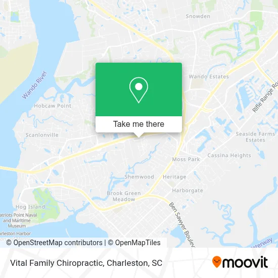 Vital Family Chiropractic map