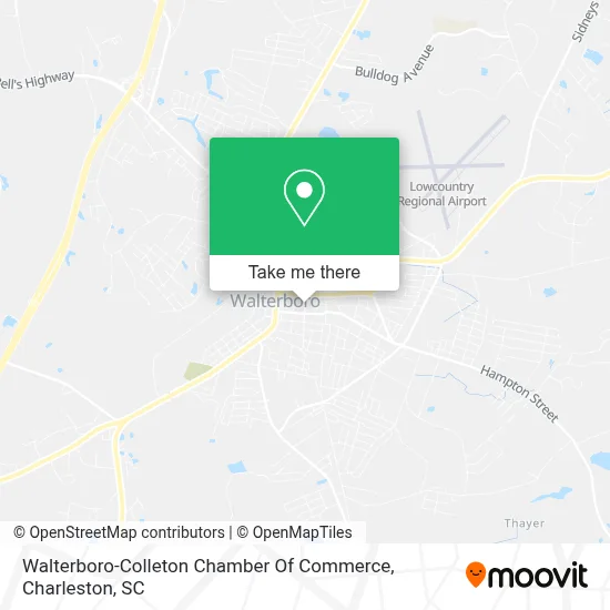 Walterboro-Colleton Chamber Of Commerce map