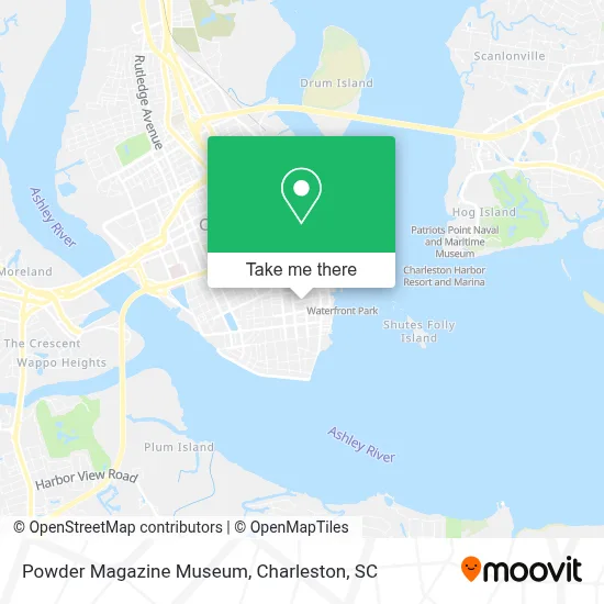 Powder Magazine Museum map