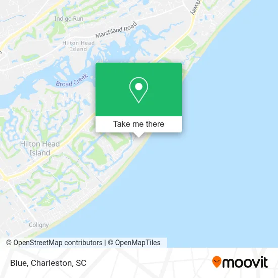 Blue map