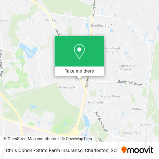 Chris Cohen - State Farm Insurance map