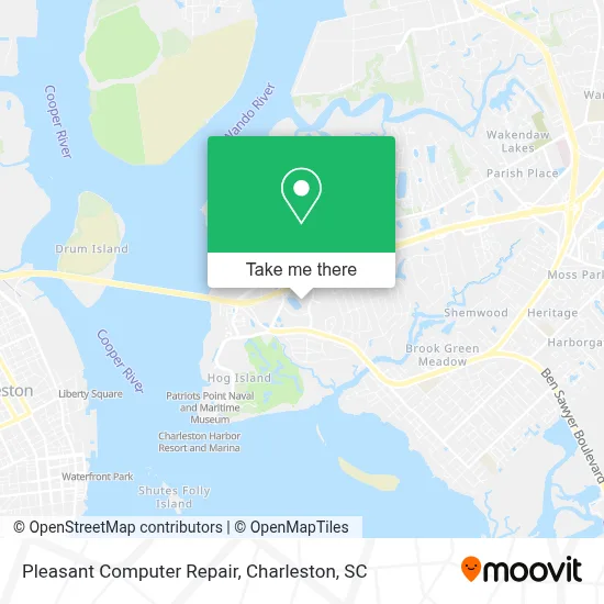 Pleasant Computer Repair map