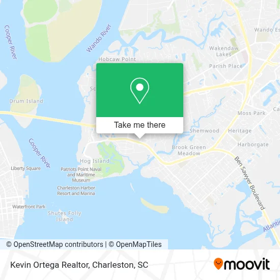 Kevin Ortega Realtor map