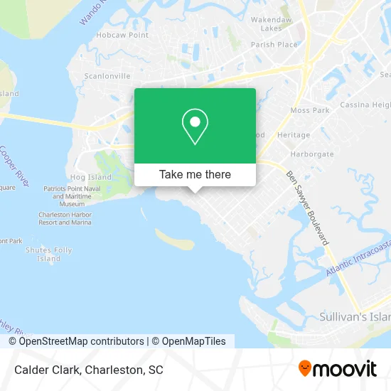 Calder Clark map