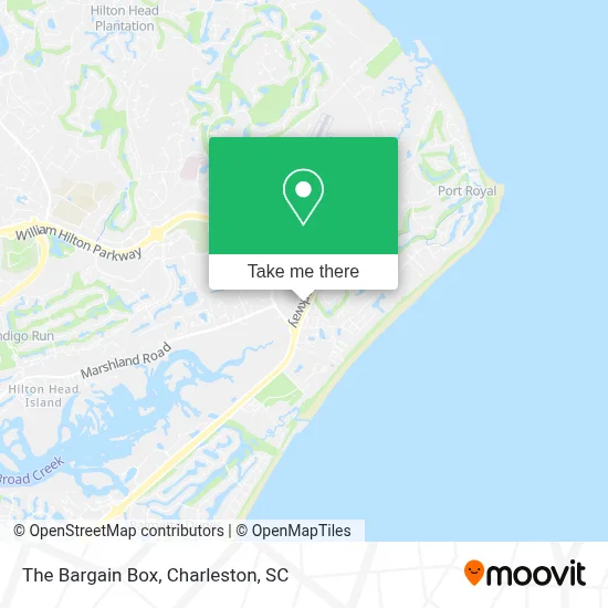 The Bargain Box map