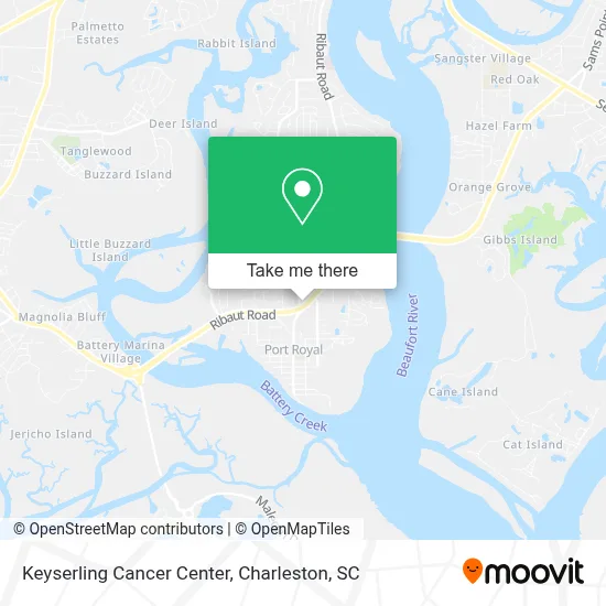 Keyserling Cancer Center map