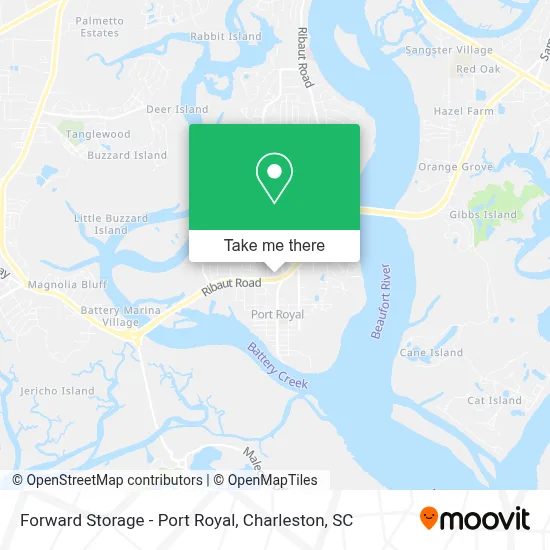 Forward Storage - Port Royal map