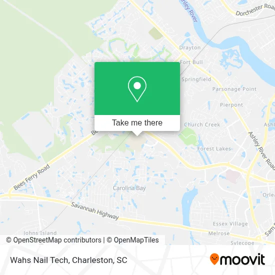 Wahs Nail Tech map