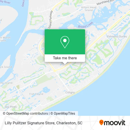 Lilly Pulitzer Signature Store map