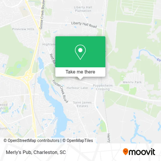 Merly's Pub map