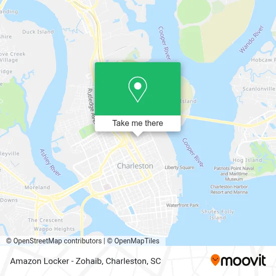 Amazon Locker - Zohaib map