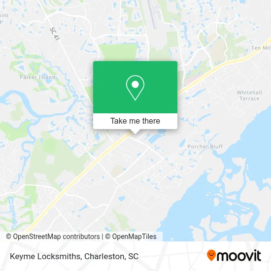 Keyme Locksmiths map