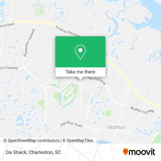 Da Shack map