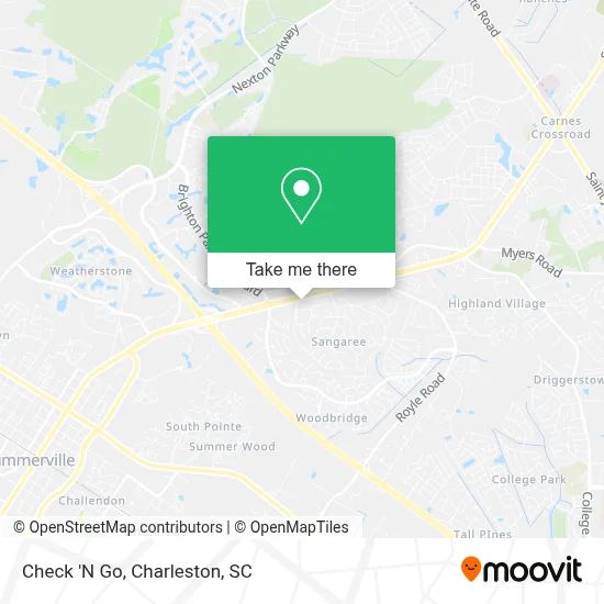 Check 'N Go map
