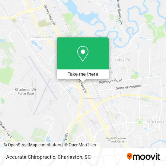 Accurate Chiropractic map