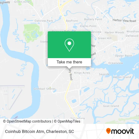 Coinhub Bitcoin Atm map