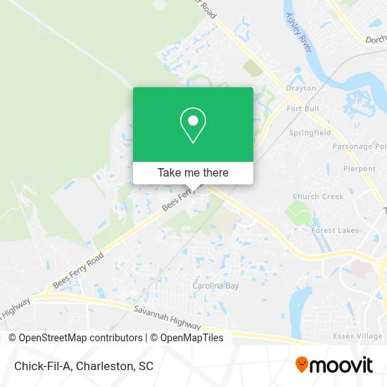 Chick-Fil-A map