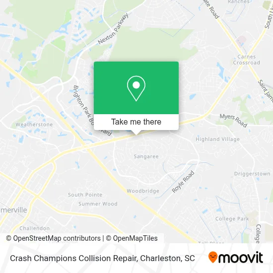 Crash Champions Collision Repair map