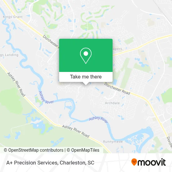 A+ Precision Services map