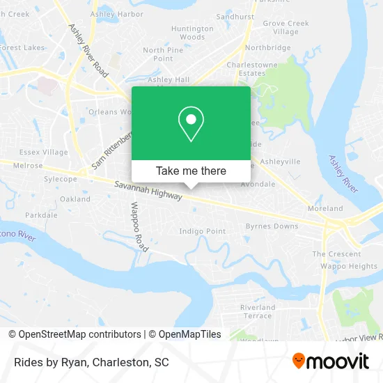 Rides by Ryan map