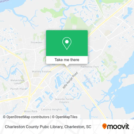 Charleston County Pubc Library map