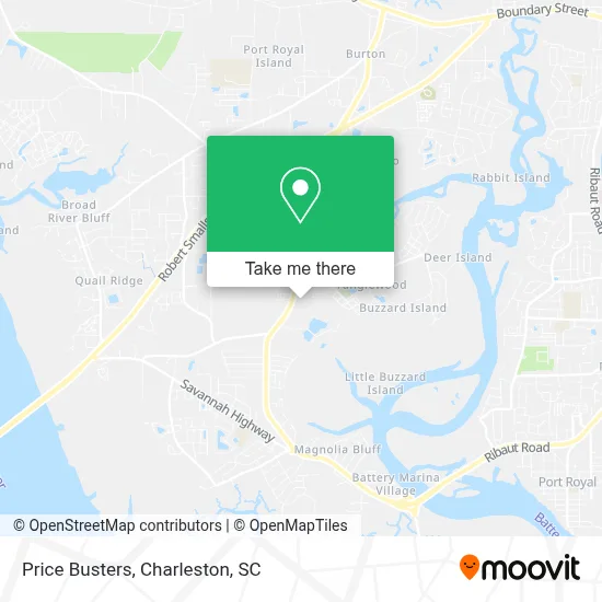Price Busters map