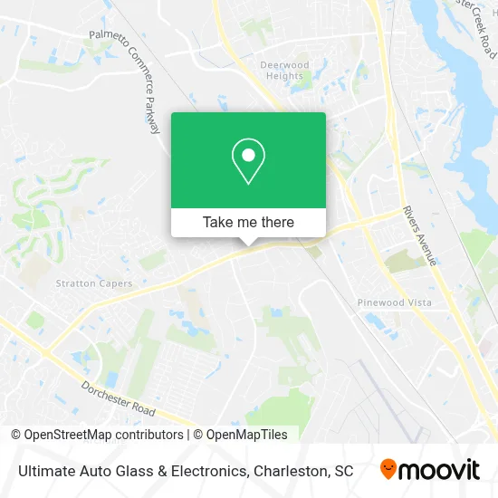 Ultimate Auto Glass & Electronics map