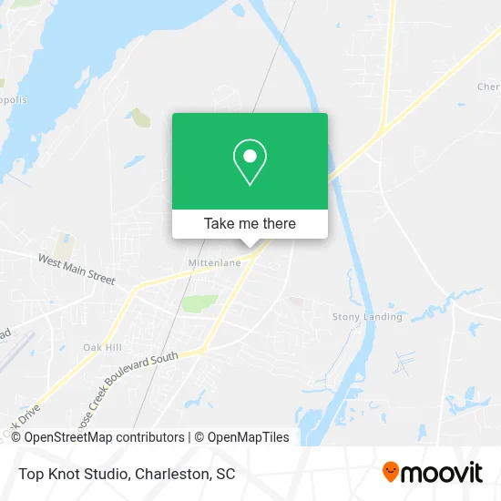 Top Knot Studio map