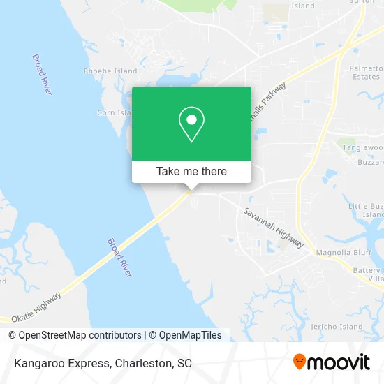 Kangaroo Express map