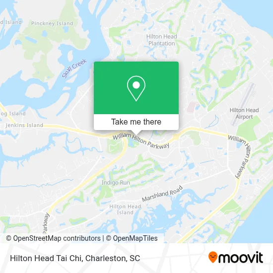Hilton Head Tai Chi map